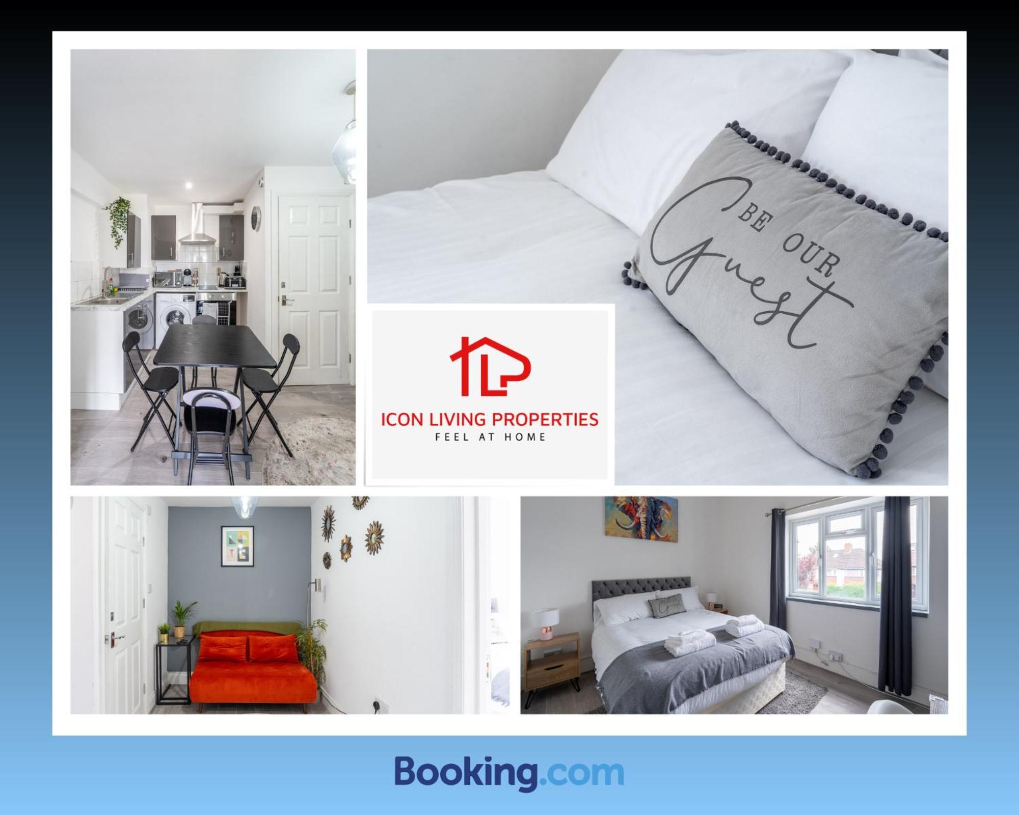 1 Bedroom Arch-View Apartment 2 By Icon Living Properties Short Lets & Serviced Accommodation With Free Parking لندن المظهر الخارجي الصورة